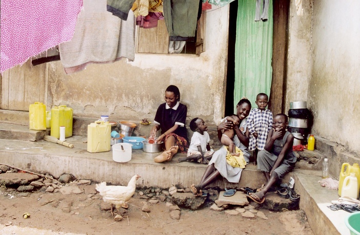 Family gathering, Nr. Kampala, Uganda