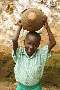 Girl with a football, Eden School, Kampala, Uganda 